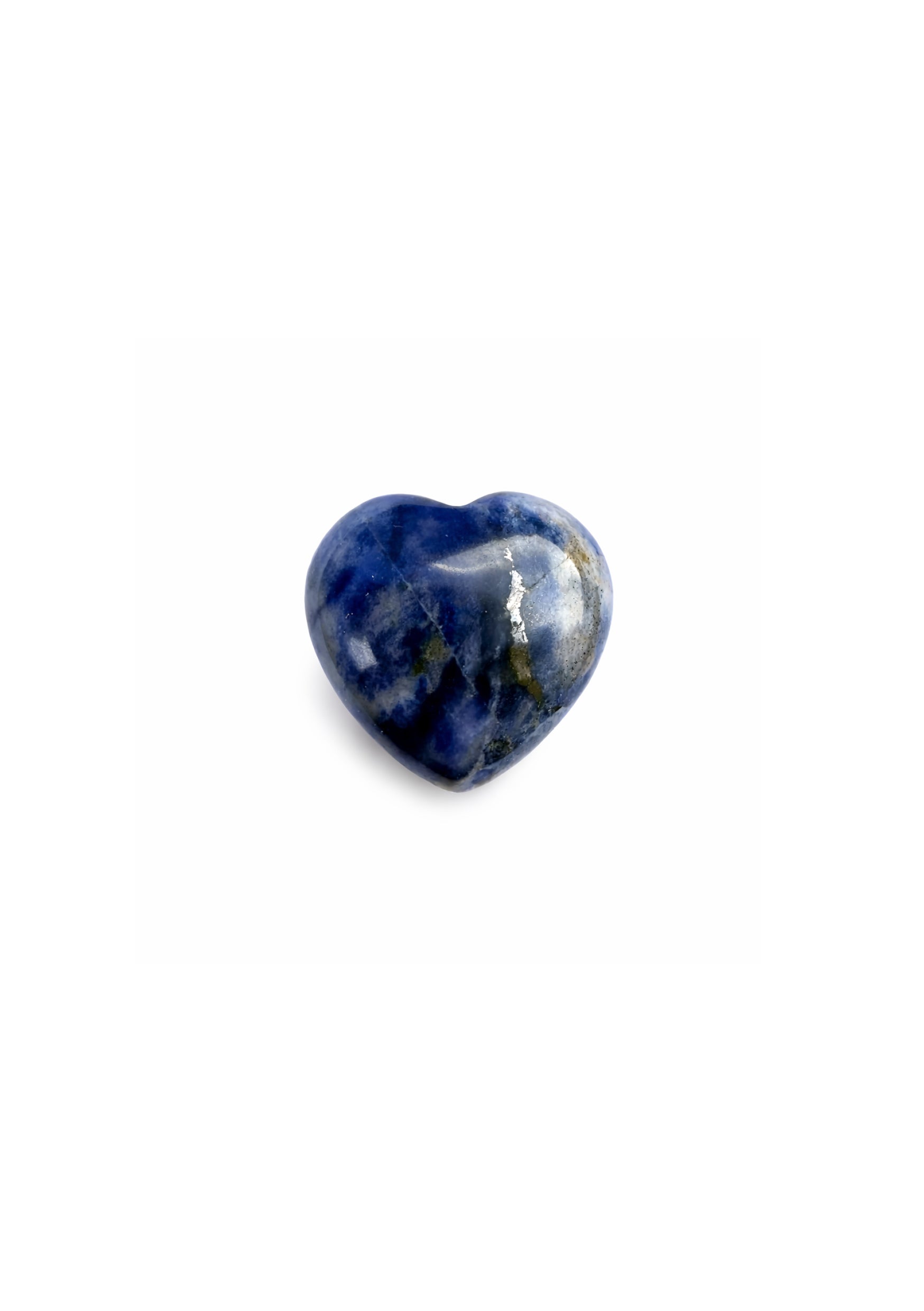 SODALITE LOVE HEART GEMSTONE