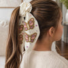BUTTERFLY WHITE HAIR TIE