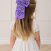 FLOWER PURPLE BOW