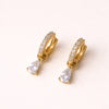 CRYSTAL CHARM EARRINGS