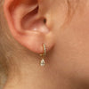 CRYSTAL CHARM EARRINGS