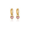 LOVE HEART CHARM EARRINGS