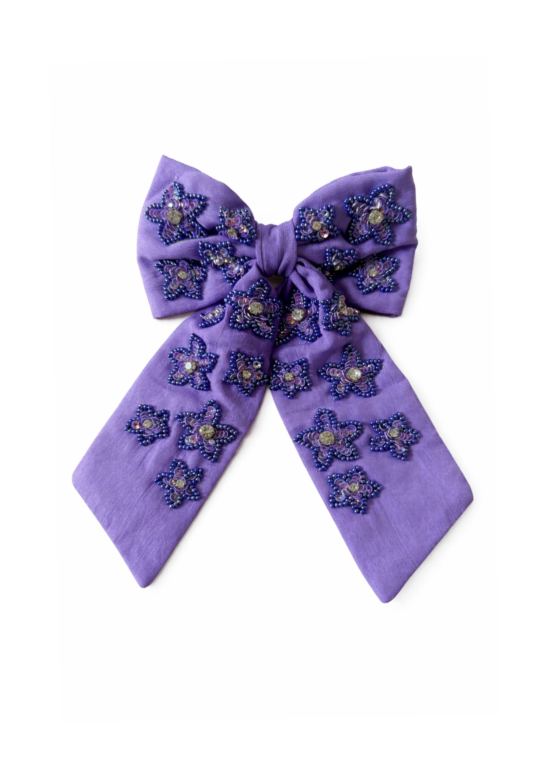 FLOWER PURPLE BOW