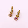 FLOWER CHARM EARRINGS