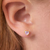 LOVE HEART STUDS