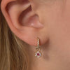 FLOWER CHARM EARRINGS