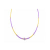 PURPLE BEADED NECKLACE